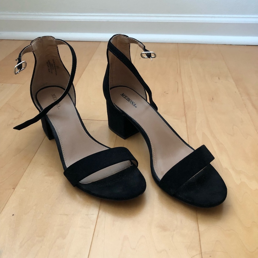 Merona Open Toe Block Heels
